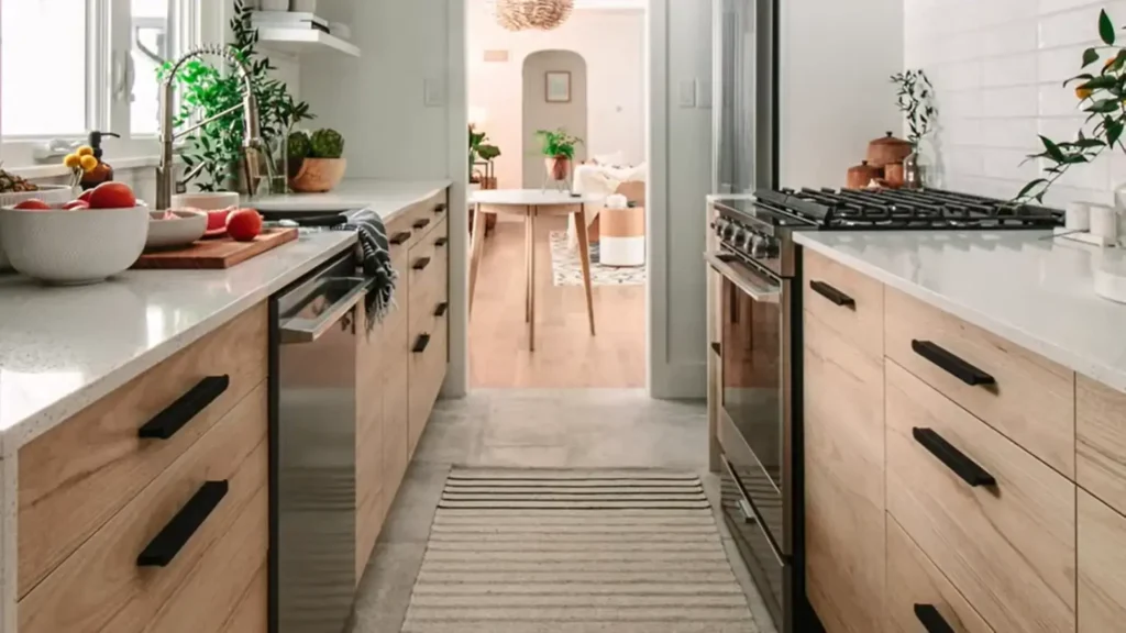 Modern Kitchen Remodeling Ideas to Transform Your Space with Style & Beautiful Layouts 9 Galley Kitchen Layout
