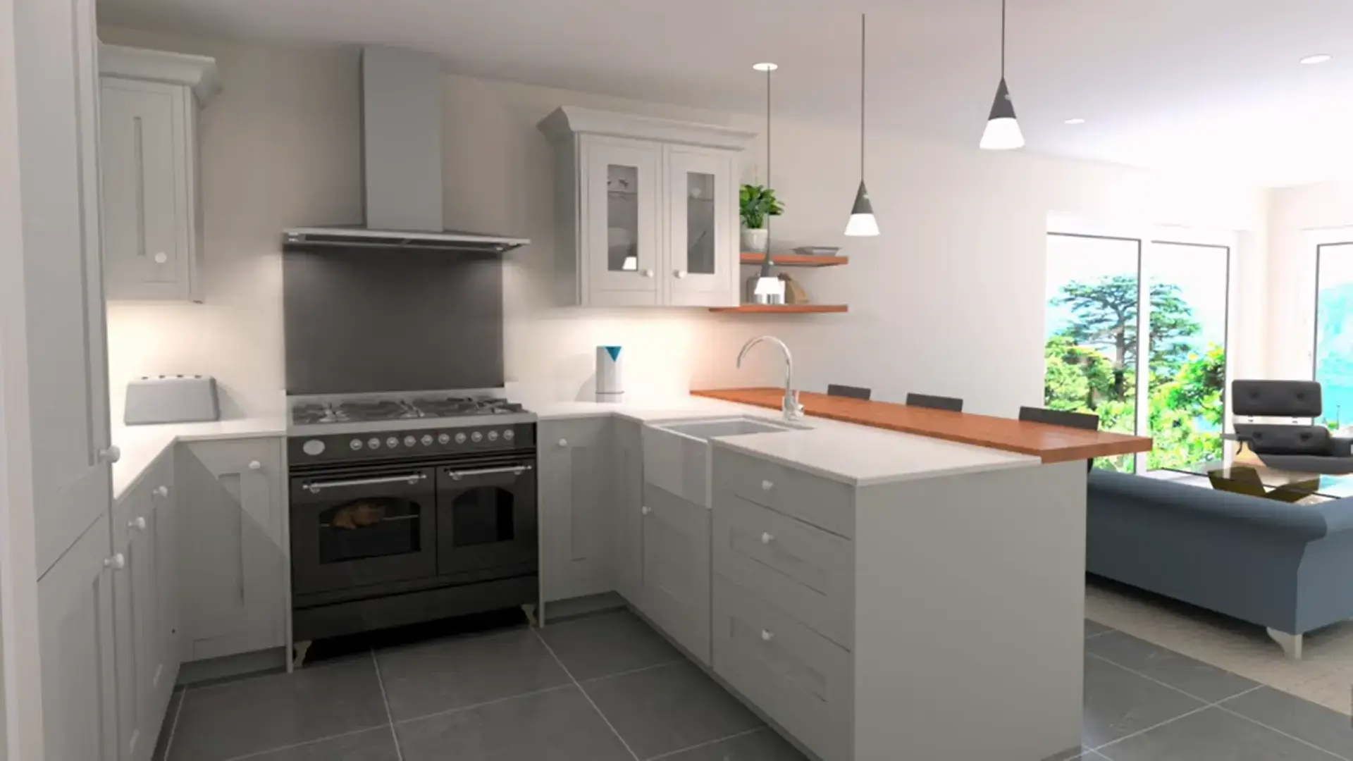Modern Kitchen Remodeling Ideas to Transform Your Space with Style & Beautiful Layouts 14 Peninsula Kitchen Layout