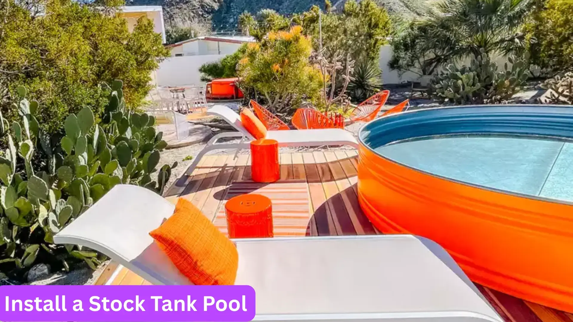 Small Patio Ideas | 47 Affordable Ways to Upgrade Your Outdoor Space 19 17.Install a Stock Tank Pool