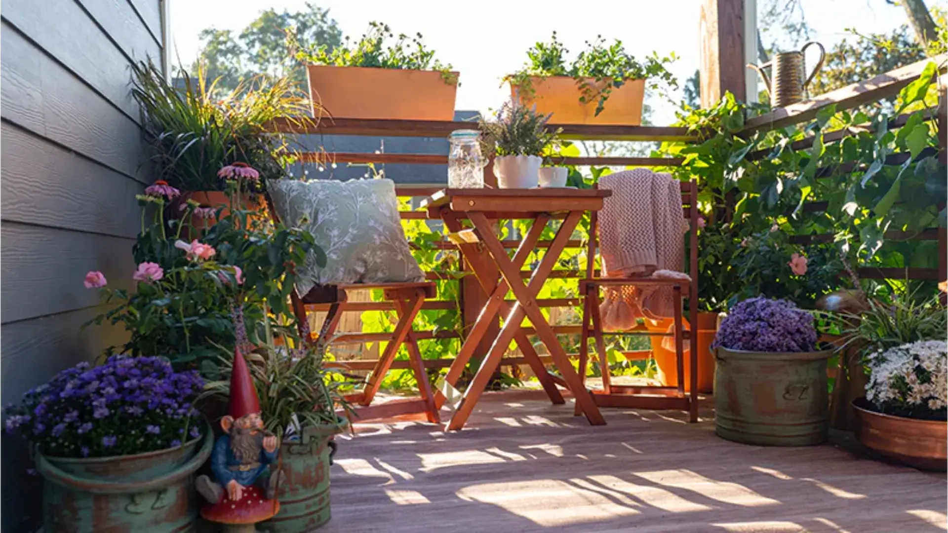 22 Stylish Patio Furniture Ideas to Make Your Backyard a True Destination 6 Surround Your Space With Plants