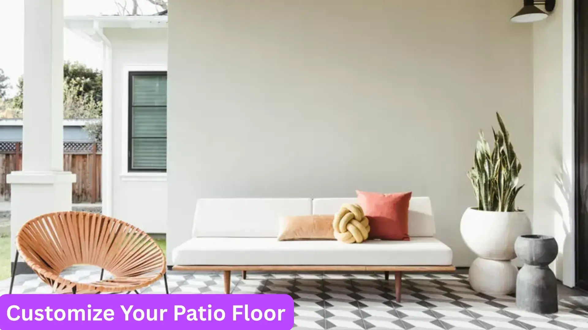 Small Patio Ideas | 47 Affordable Ways to Upgrade Your Outdoor Space 22 20.Customize Your Patio Floor