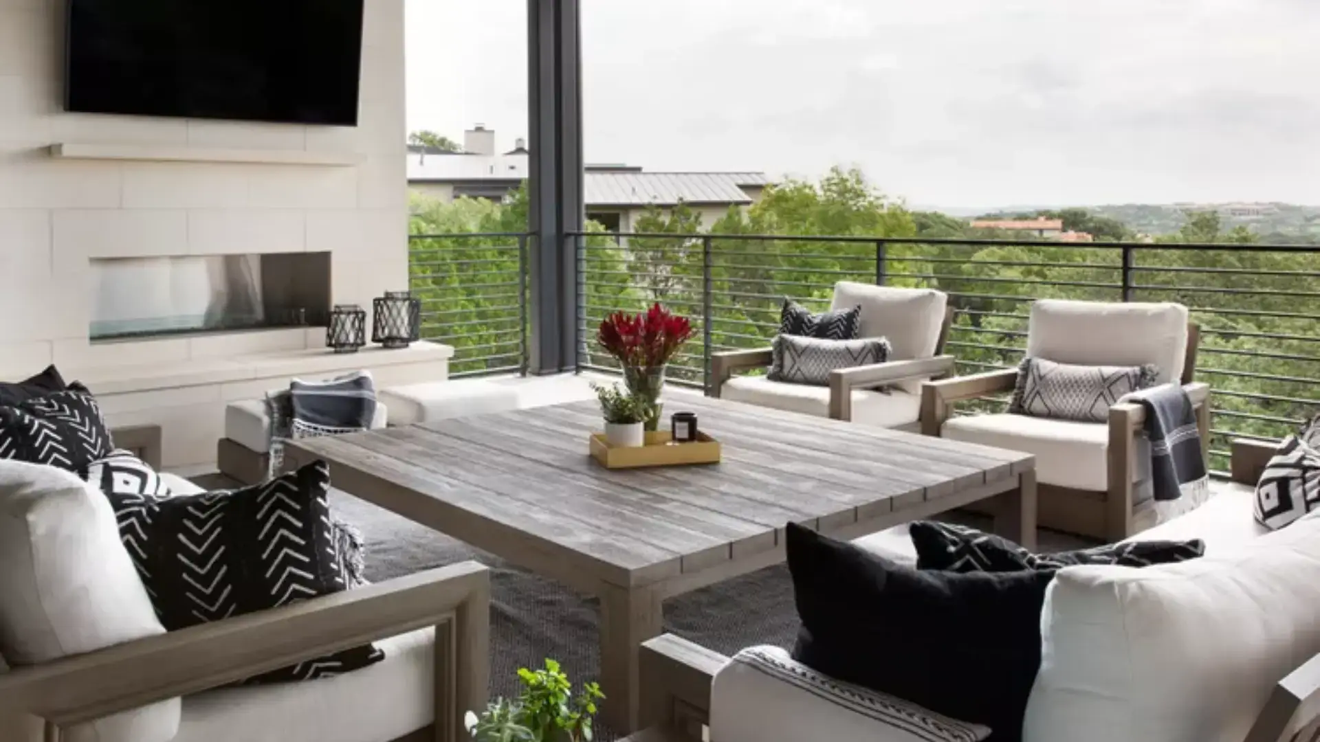 22 Stylish Patio Furniture Ideas to Make Your Backyard a True Destination 23 Don’t Forget Pillows and Blankets