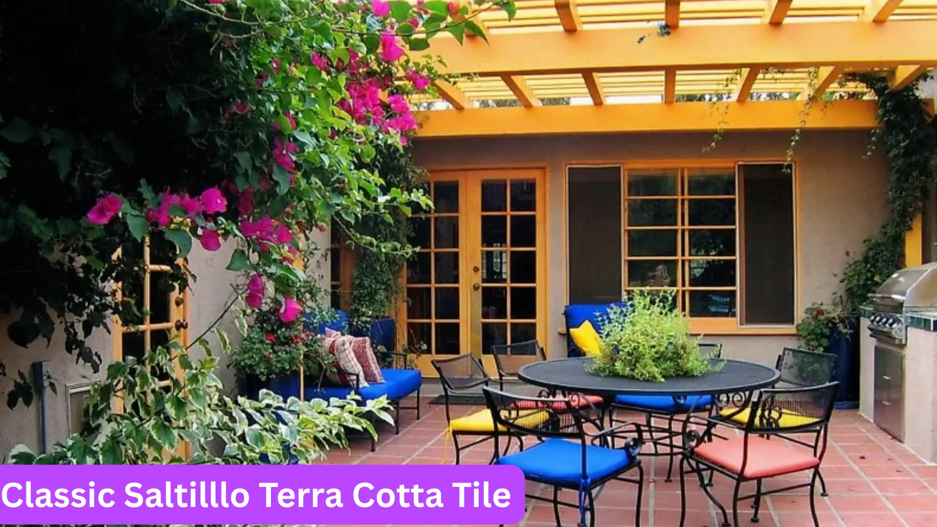 Small Patio Ideas | 47 Affordable Ways to Upgrade Your Outdoor Space 5 2.What Is Saltillo Tile and How Can It Enhance a Small Patio?