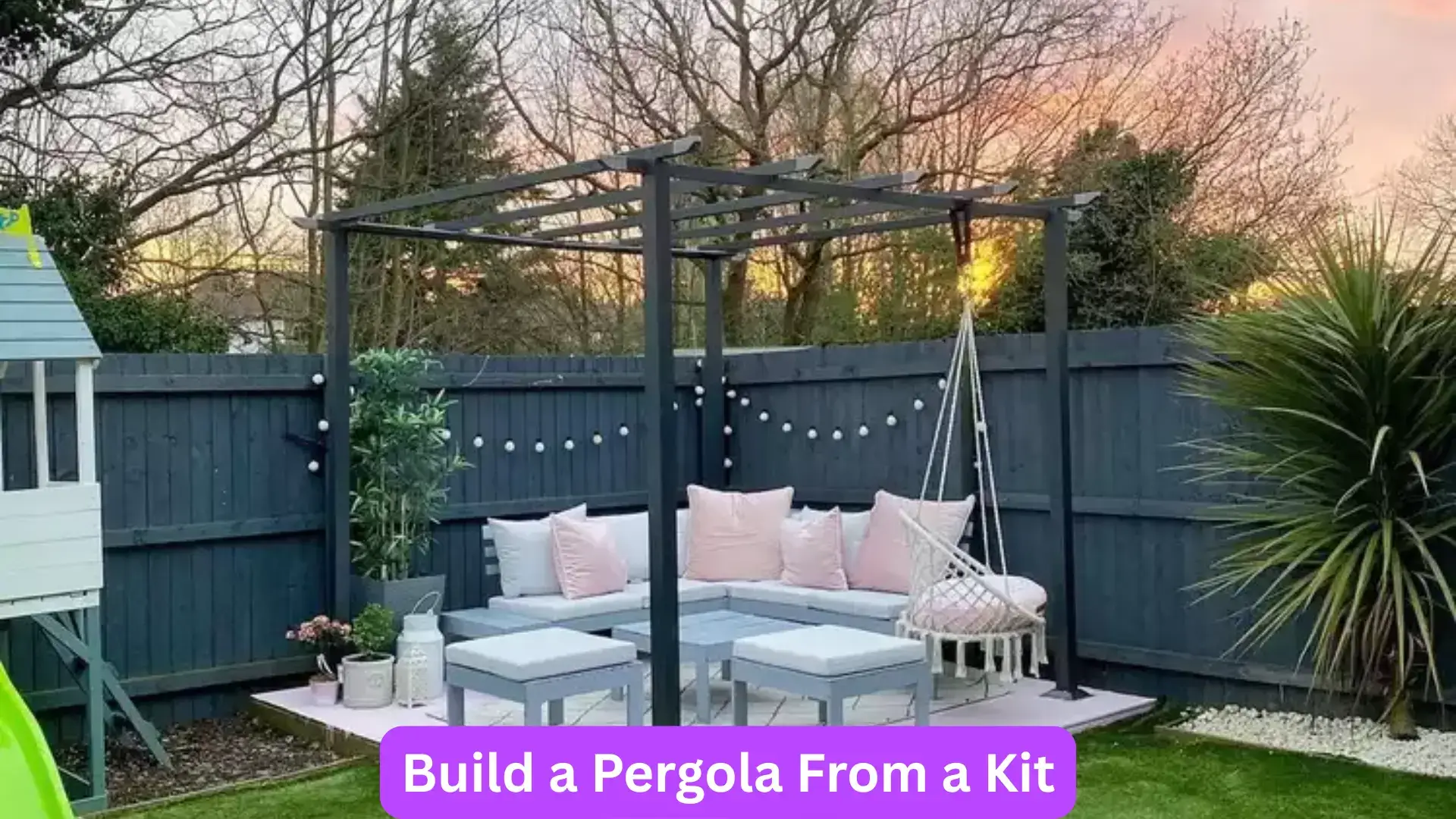 45 Outdoor Patio Ideas to Create a Relaxing Backyard Retreat 7 Build a Pergola From a Kit for Your Patio