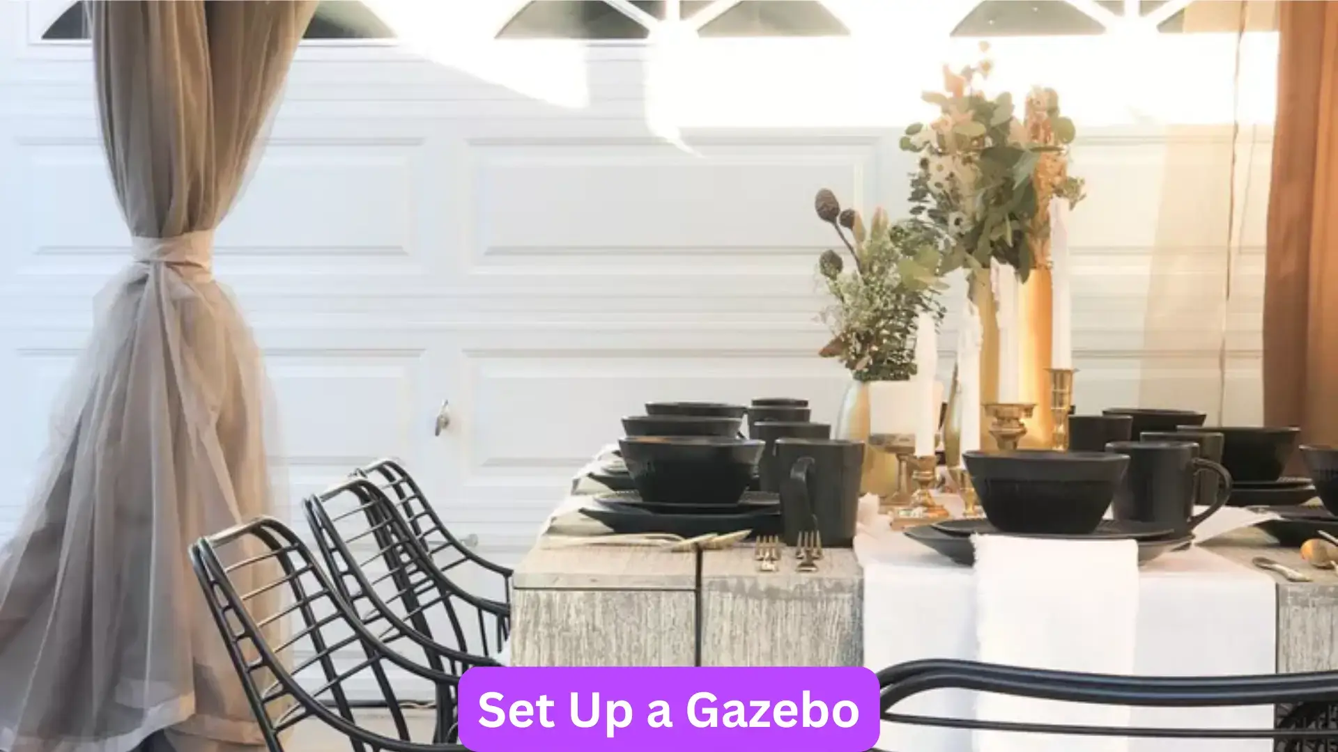 45 Outdoor Patio Ideas to Create a Relaxing Backyard Retreat 8 Gazebo or Canopy for Outdoor Dining
