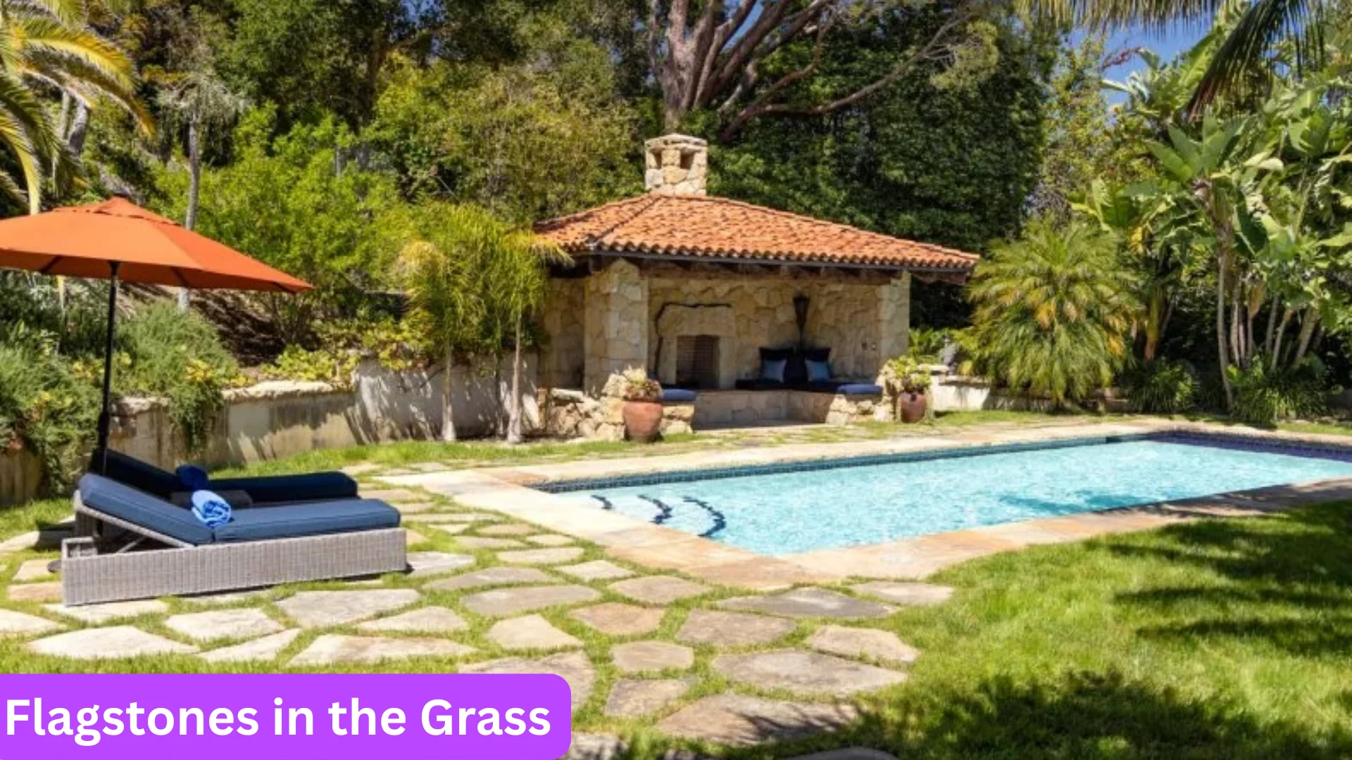 Small Patio Ideas | 47 Affordable Ways to Upgrade Your Outdoor Space 11 8.Can You Use Flagstone in Grass for a Patio?