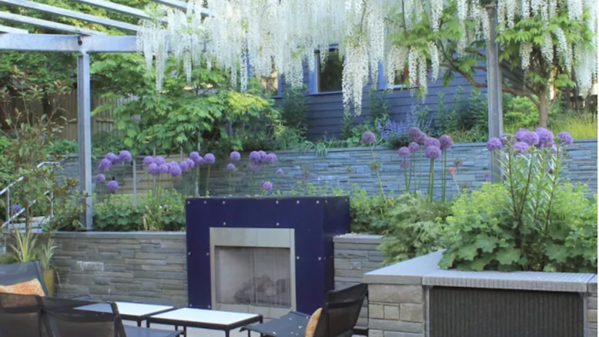 25 Beautiful Pergola Ideas to Add Style, Shade & Comfort to Your Backyard 8 Metal Pergola for a Modern, Durable, and Low-Maintenance Outdoor Structure