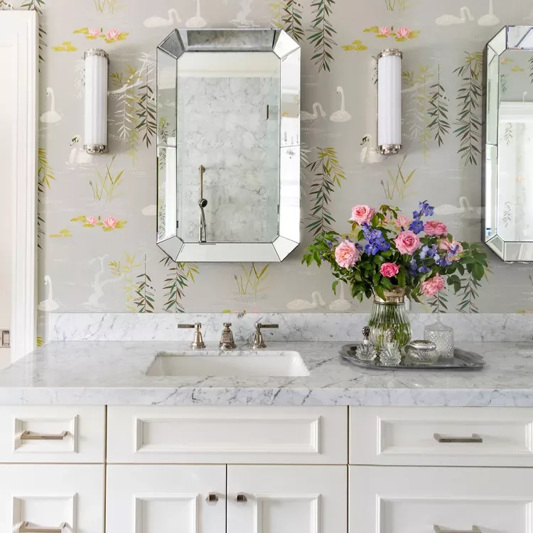 25 Bathroom Mirror Ideas to Refresh Your Bathroom Design 9 Why Add a Petite Multi-Use Mirror to a Small Bathroom?