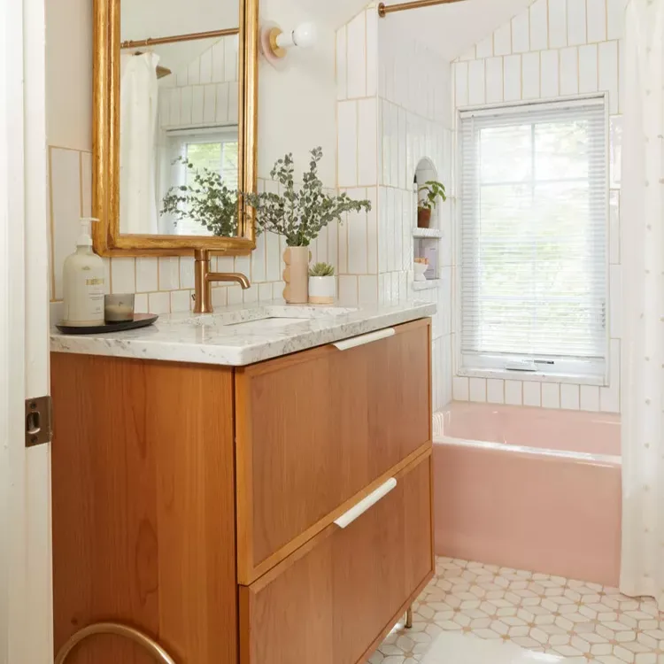 30 Bathroom Vanity Ideas to Transform Your Space in Style 15 Open Storage Vanity Ideas for Small Bathrooms
