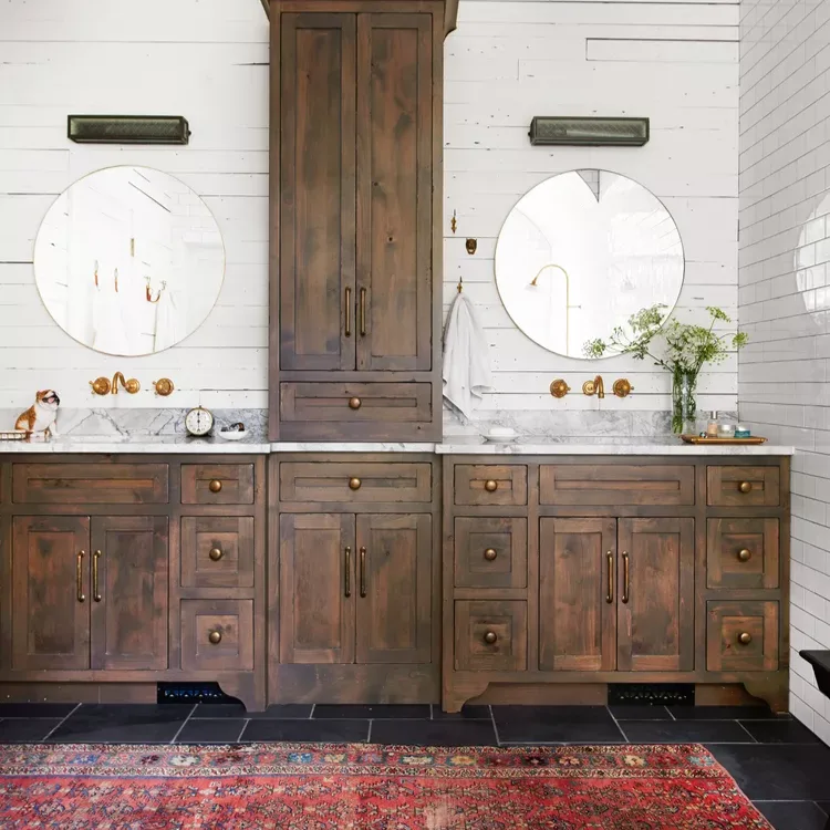 30 Bathroom Vanity Ideas to Transform Your Space in Style 18 Maximizing Small Vanity Storage Space