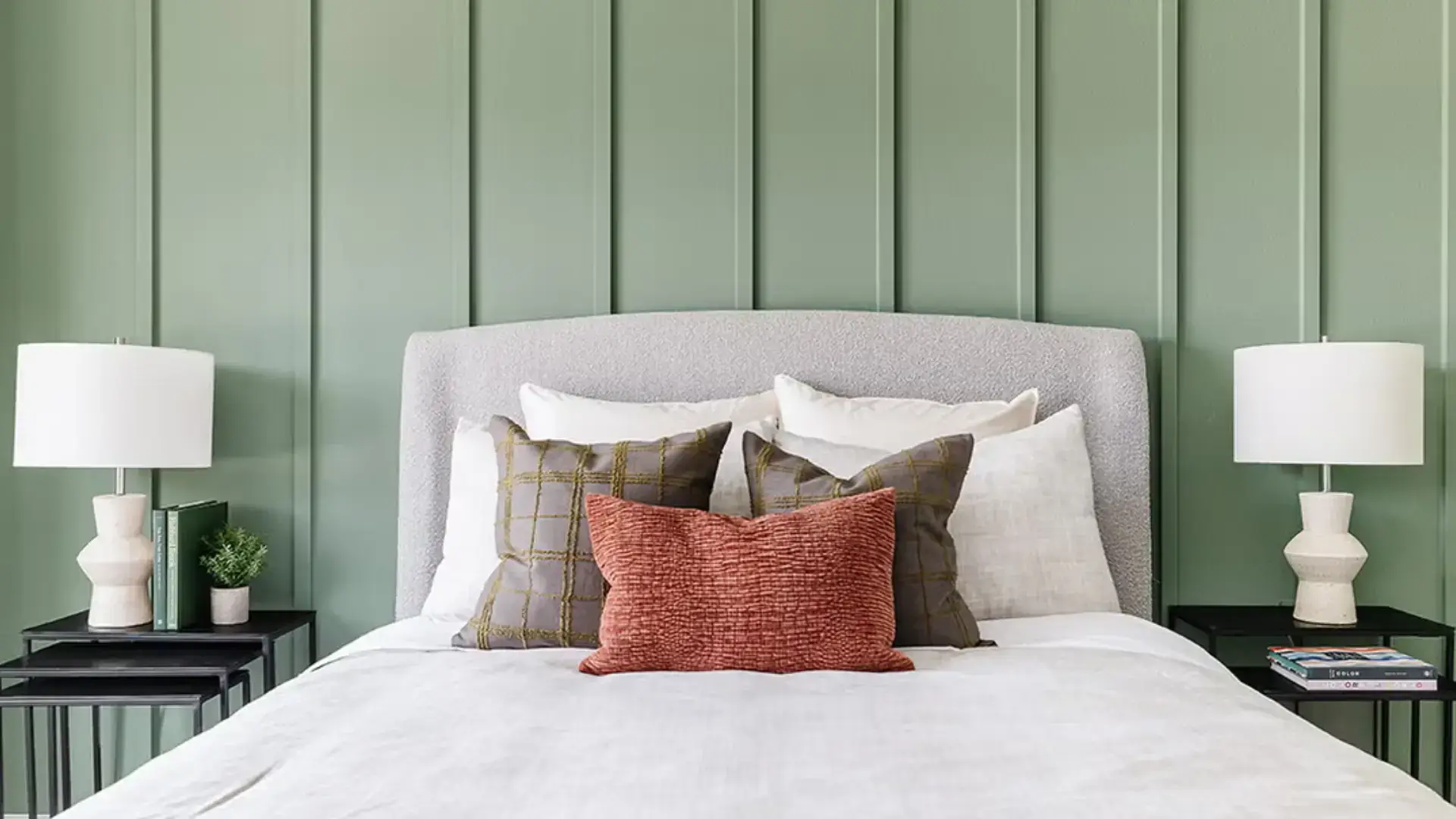 29 Stunning Sage Green and Grey Bedroom Ideas for a Peaceful, Modern Look 3 Sage Green Accent Wall: A Simple Way to Create a Calm Focal Point