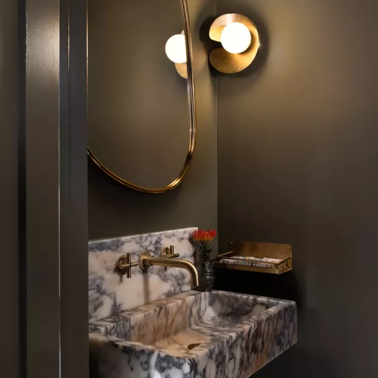 19 Bathroom Paint Color Ideas to Transform Your Space 14 12. Delightful Moon by Valspar: Sunshine in Your Bathroom