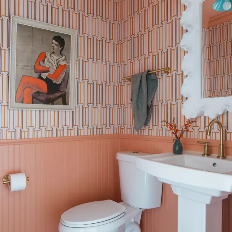 19 Bathroom Paint Color Ideas to Transform Your Space 16 14. Shoji White SW 7042 by Sherwin-Williams: Warm & Organic