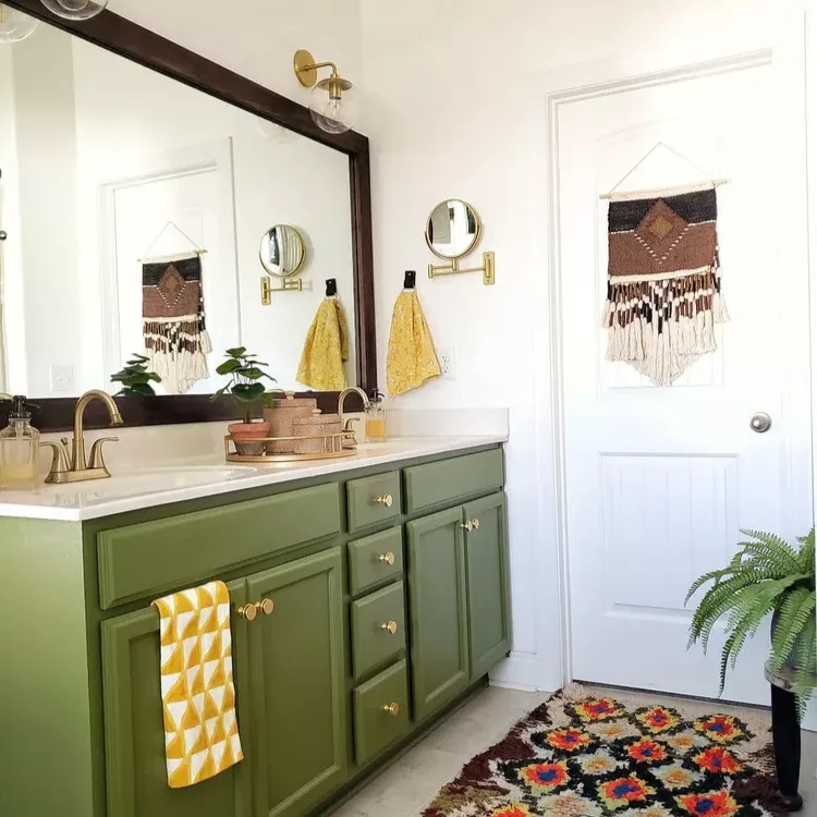 21 Inspiring Bathroom Wall Decor Ideas That Transform Any Space 18 Play with Wall Tile Arrangement
