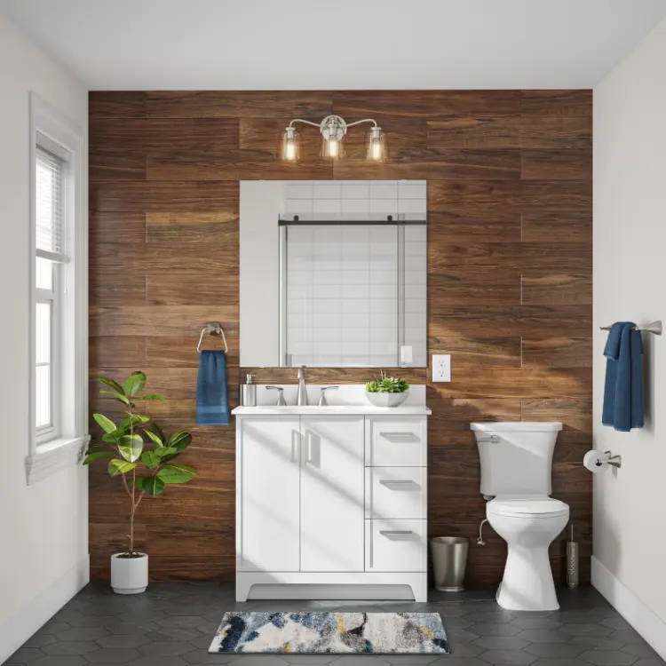 25 Stunning Bathroom Backsplash Ideas for Every Style & Budget 19 Colorful Tile Bathroom Backsplash for a Vibrant Look