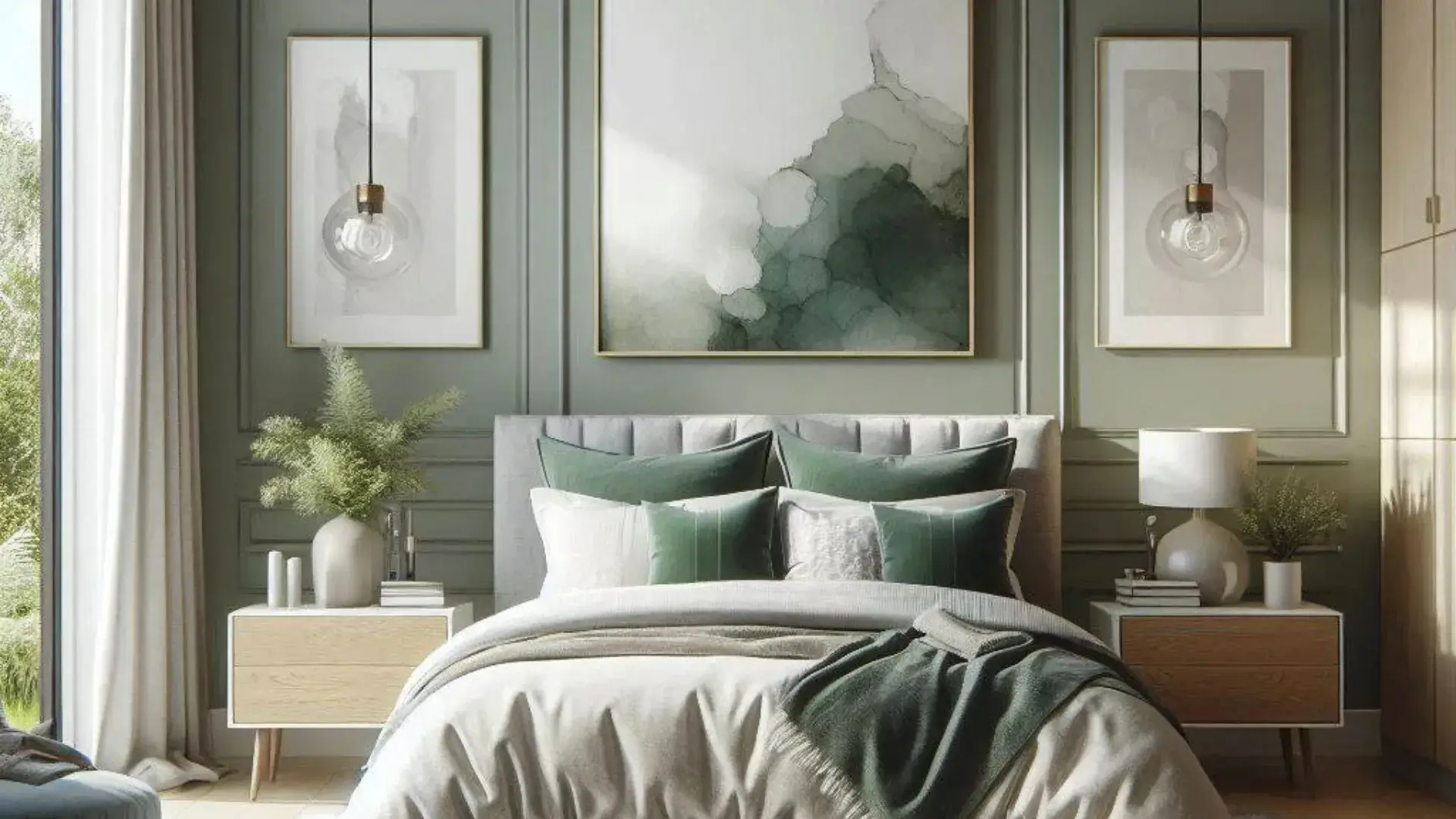 29 Stunning Sage Green and Grey Bedroom Ideas for a Peaceful, Modern Look 14 Layered Textures in Sage Green for a Cozy, Elevated Bedroom