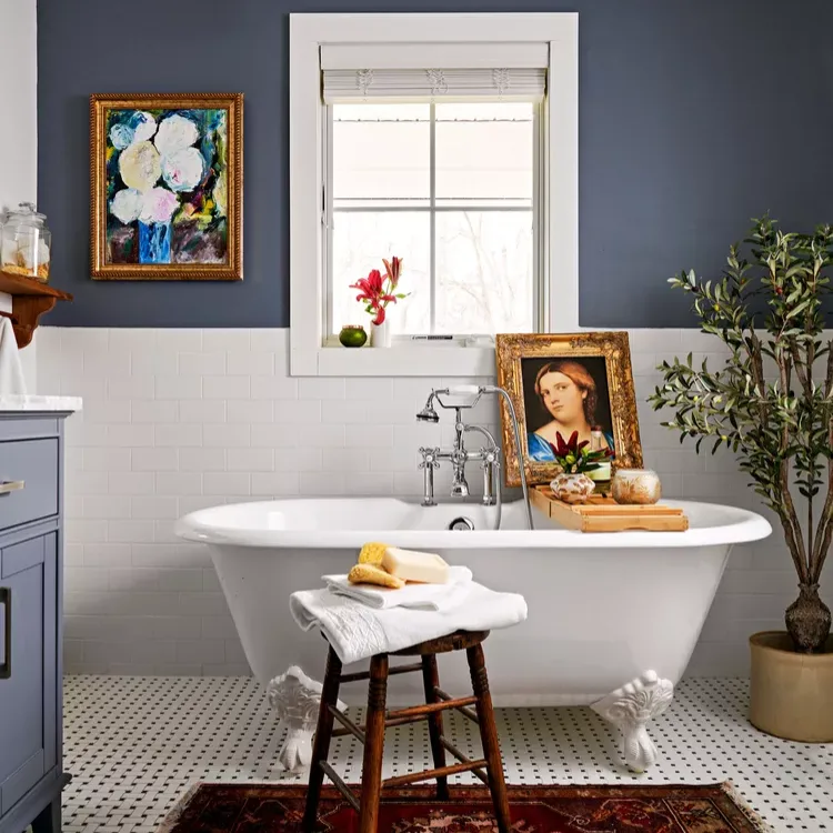 21 Inspiring Bathroom Wall Decor Ideas That Transform Any Space 20 Stick with Neutrals