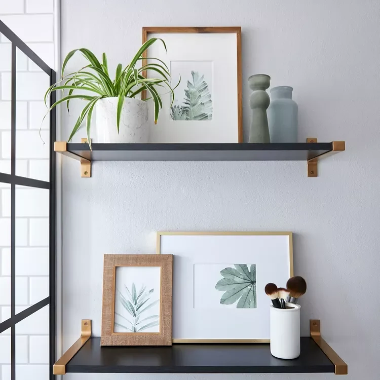 23Bathroom Shelf Ideas to Organize and Elevate Your Space 4 Embrace Minimalism with Floating Shelves