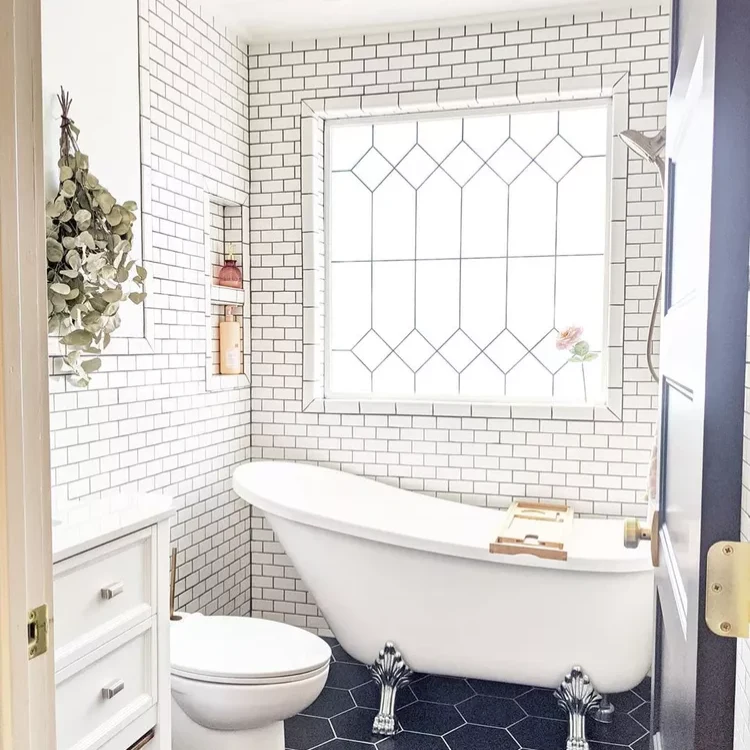 35+ Bathroom Tile Ideas to Elevate Your Bathroom Design 9 7. Technicolor History: