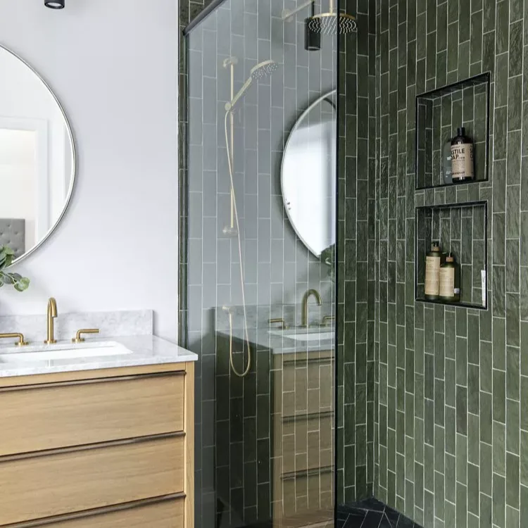 35+ Bathroom Tile Ideas to Elevate Your Bathroom Design 21 19. Mix and Match Tiles:Eclectic Style with Personality