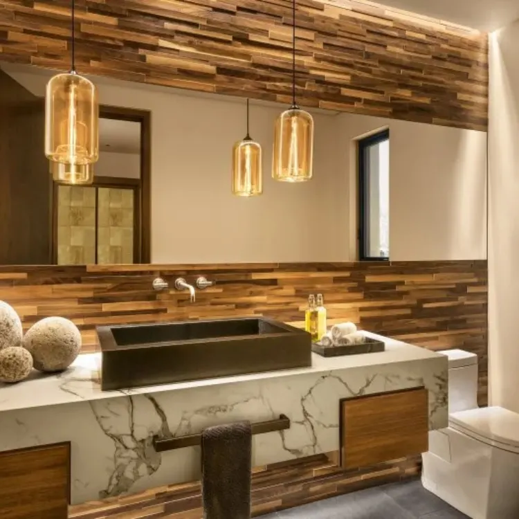 25 Stunning Bathroom Backsplash Ideas for Every Style & Budget 7 Bathroom Backsplash Ideas