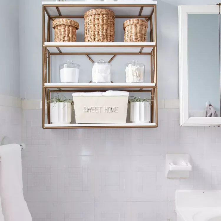 23Bathroom Shelf Ideas to Organize and Elevate Your Space 8 Make Every Inch Count with Smart Built-Ins