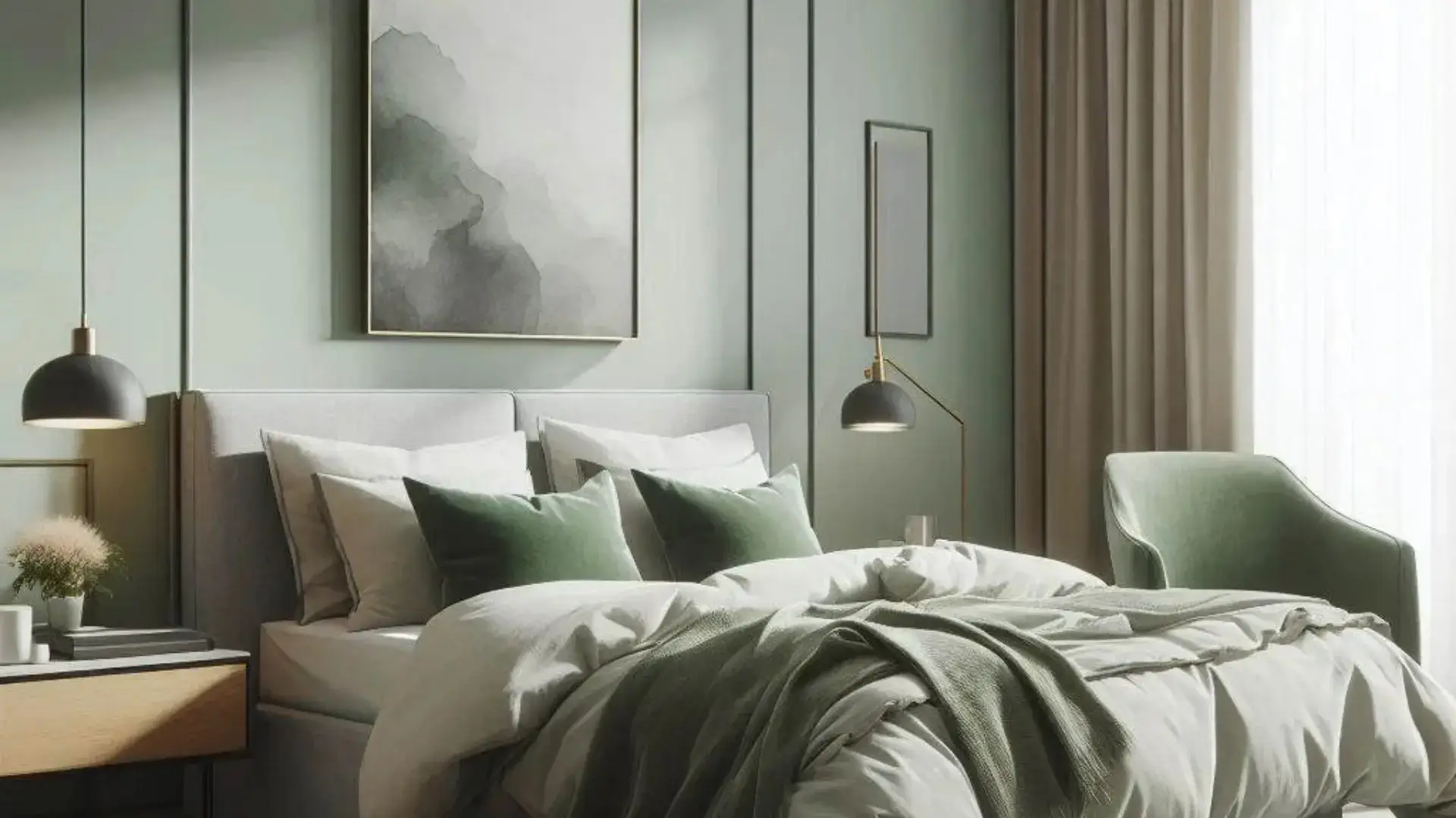 29 Stunning Sage Green and Grey Bedroom Ideas for a Peaceful, Modern Look 6 Sage Green Curtains: Soften the Space with Elegant Color