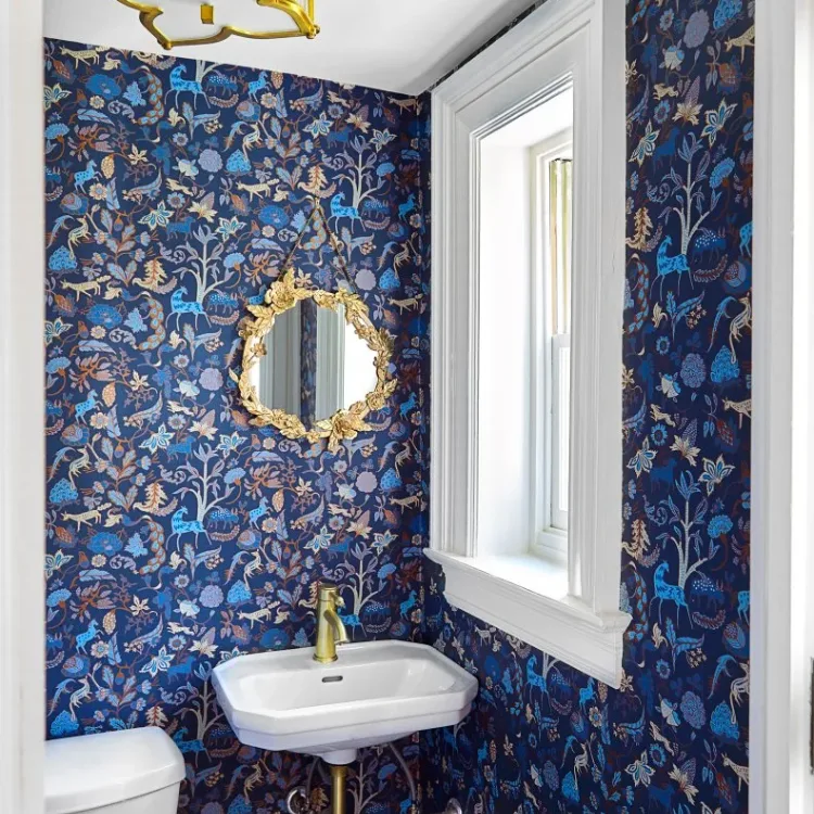 35 Modern Bathroom Design Ideas to Elevate Your Home 15 13.Curated Open Shelving