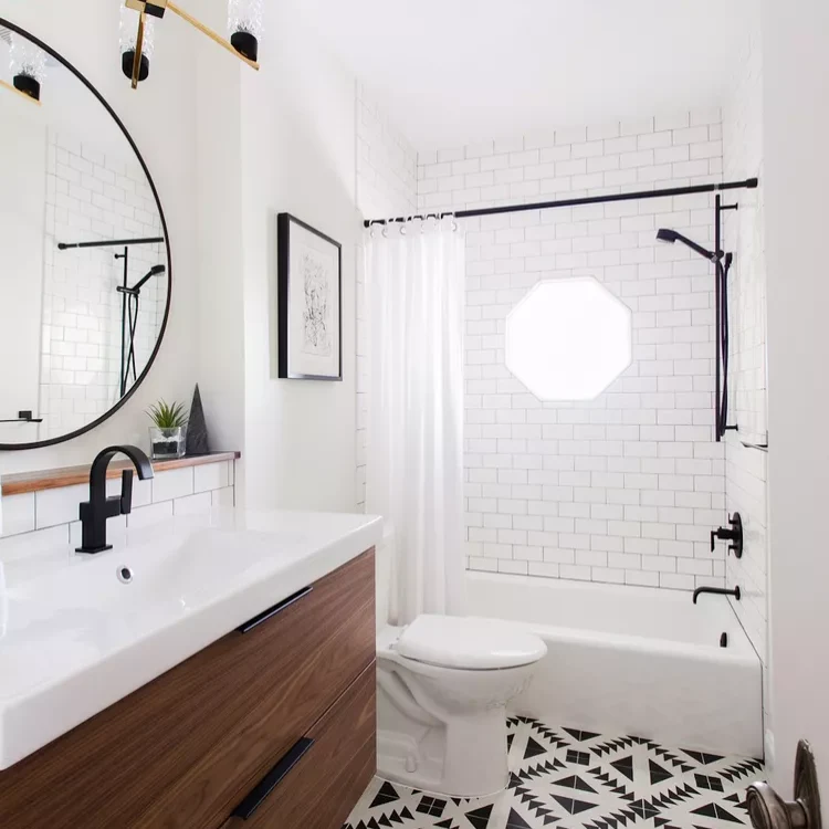 35 Modern Bathroom Design Ideas to Elevate Your Home 9 7.Double Vanity Layouts